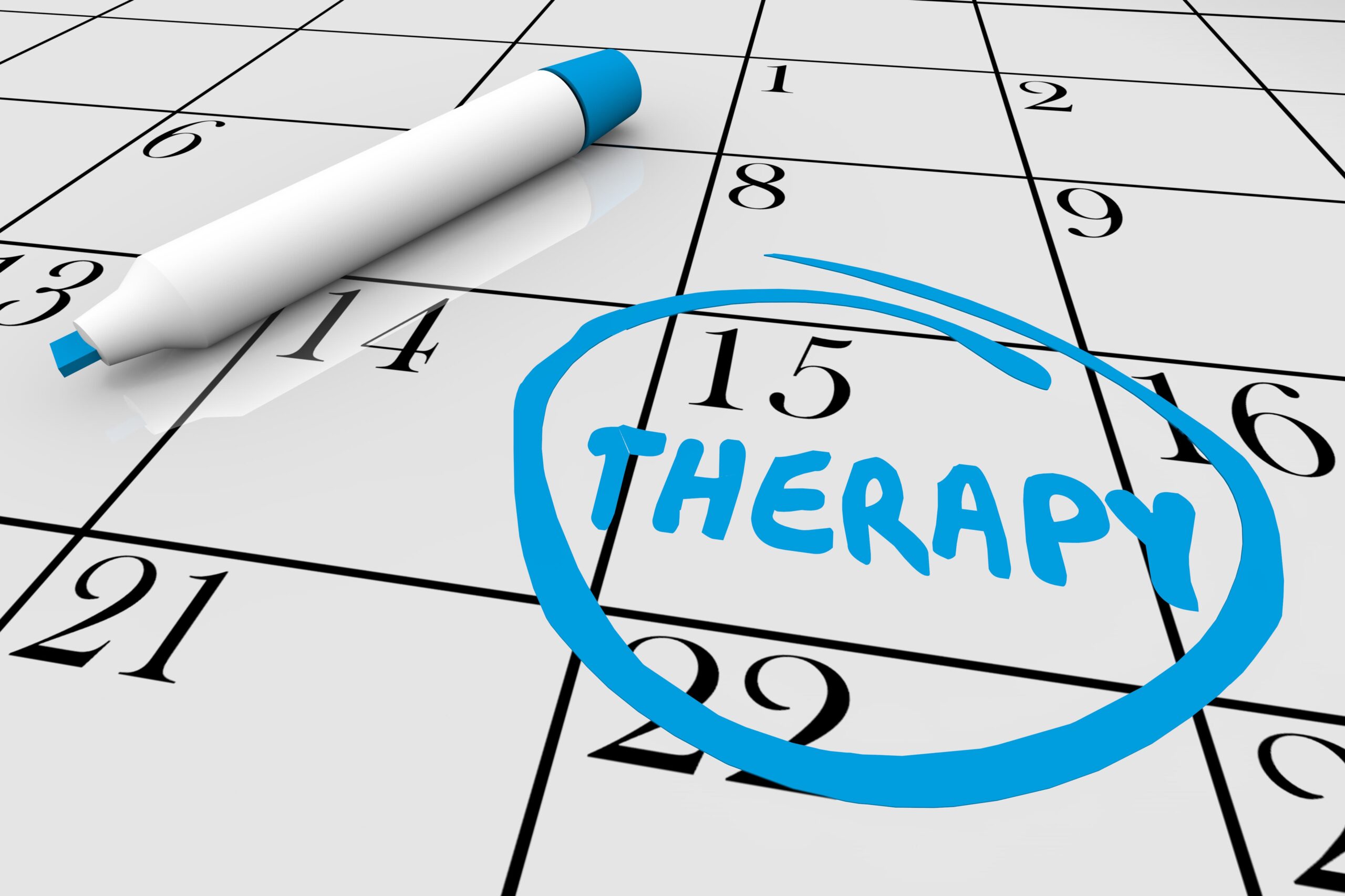 Calendar with two weekly support blocks addicted without realizing it action plan