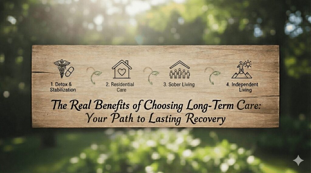 A visual guide to the real benefits of choosing long term care programs.